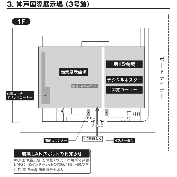 神戸国際展示場（3号館）