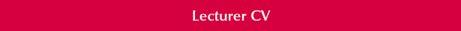 Lecturer CV