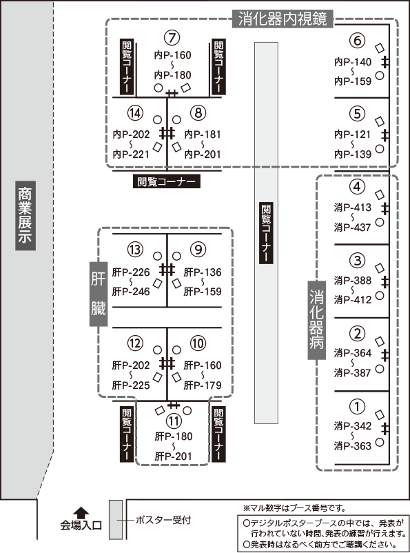 デジタルポスター展示 第14会場（神戸国際展示場1号館1F）3