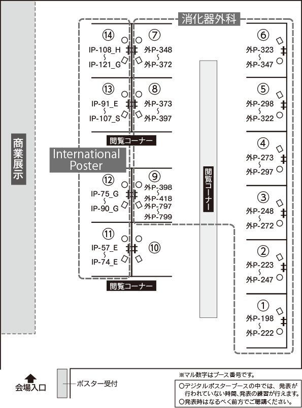 デジタルポスター展示 第15会場（神戸国際展示場3号館1F）4