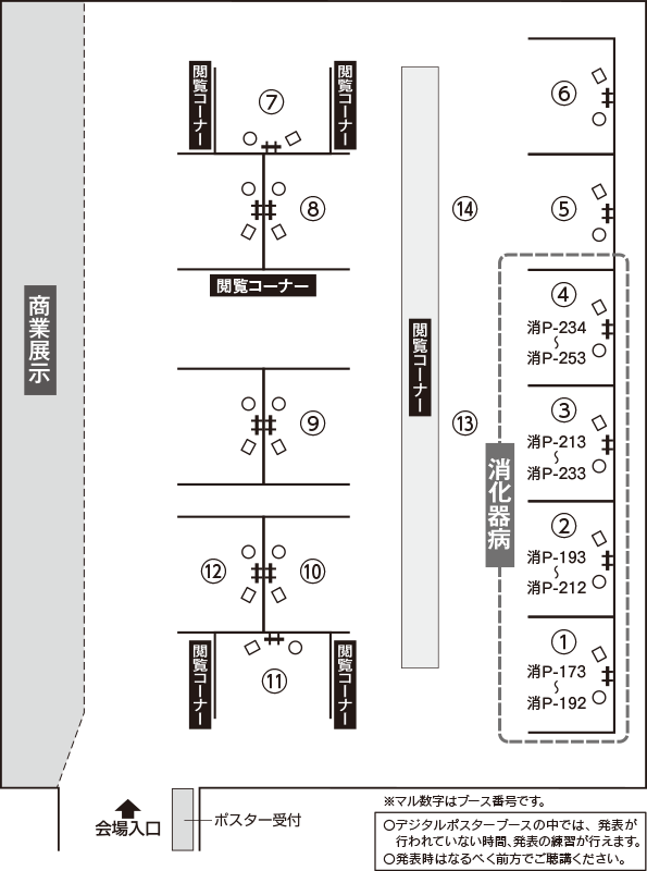 デジタルポスター展示 第15会場（神戸国際展示場1号館1F）3