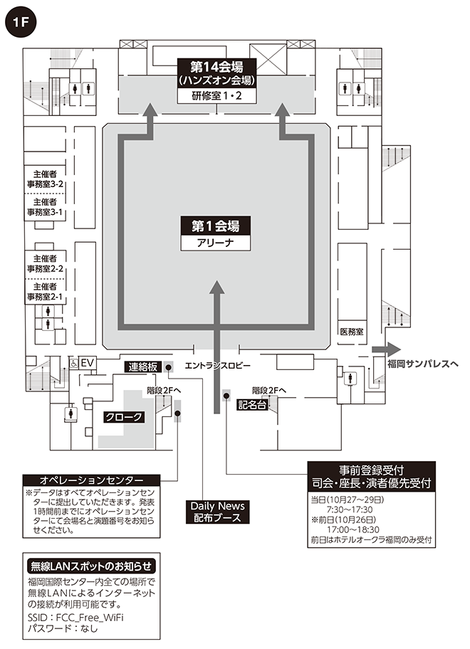 福岡国際センター 1F